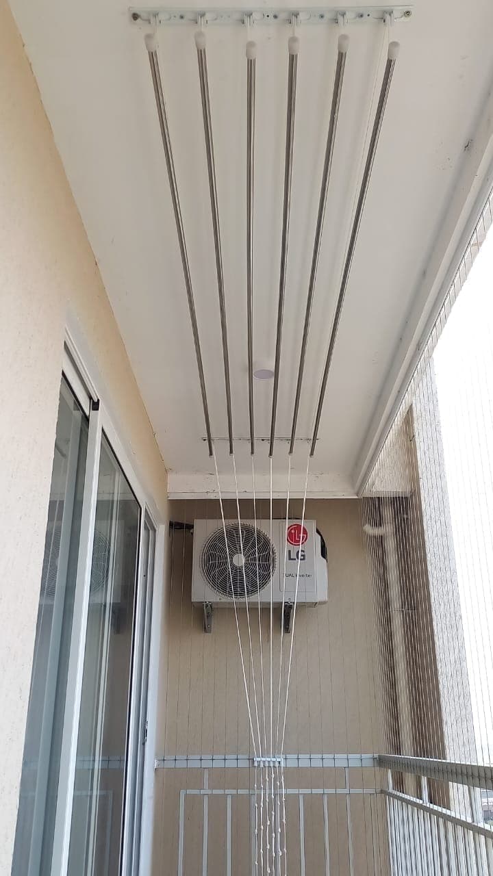 Sky Shield Safety Nets & Invisible Grills Balcony Wall Foldable Cloth Drying Rack Anna Nagar, Chennai