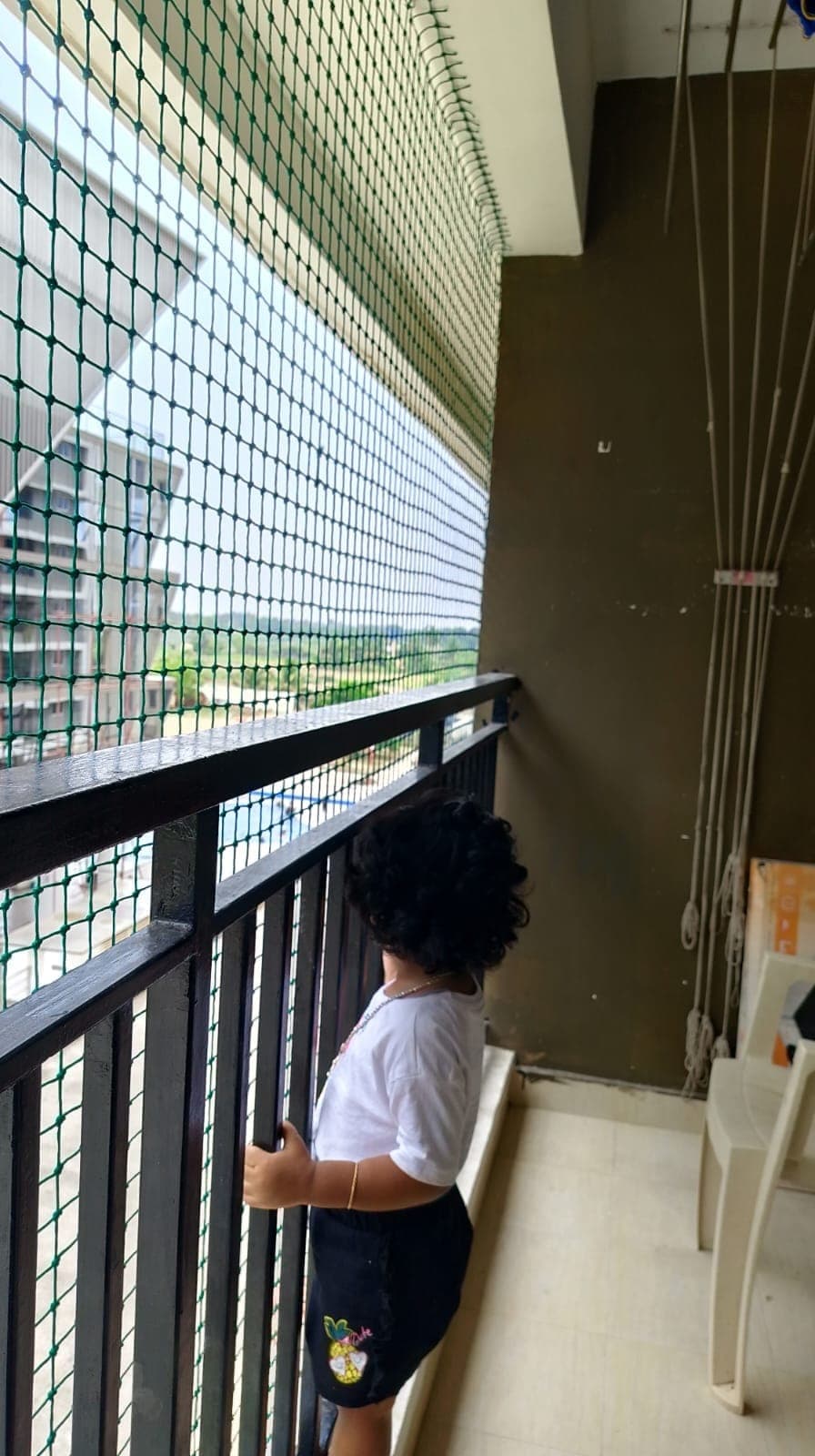 Sky Shield Safety Nets & Invisible Grills Child Safety Net Installation Velachery, Chennai