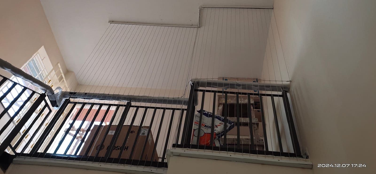 Sky Shield Safety Nets & Invisible Grills Indoor Staircase Cable Invisible Railing Porur, Chennai
